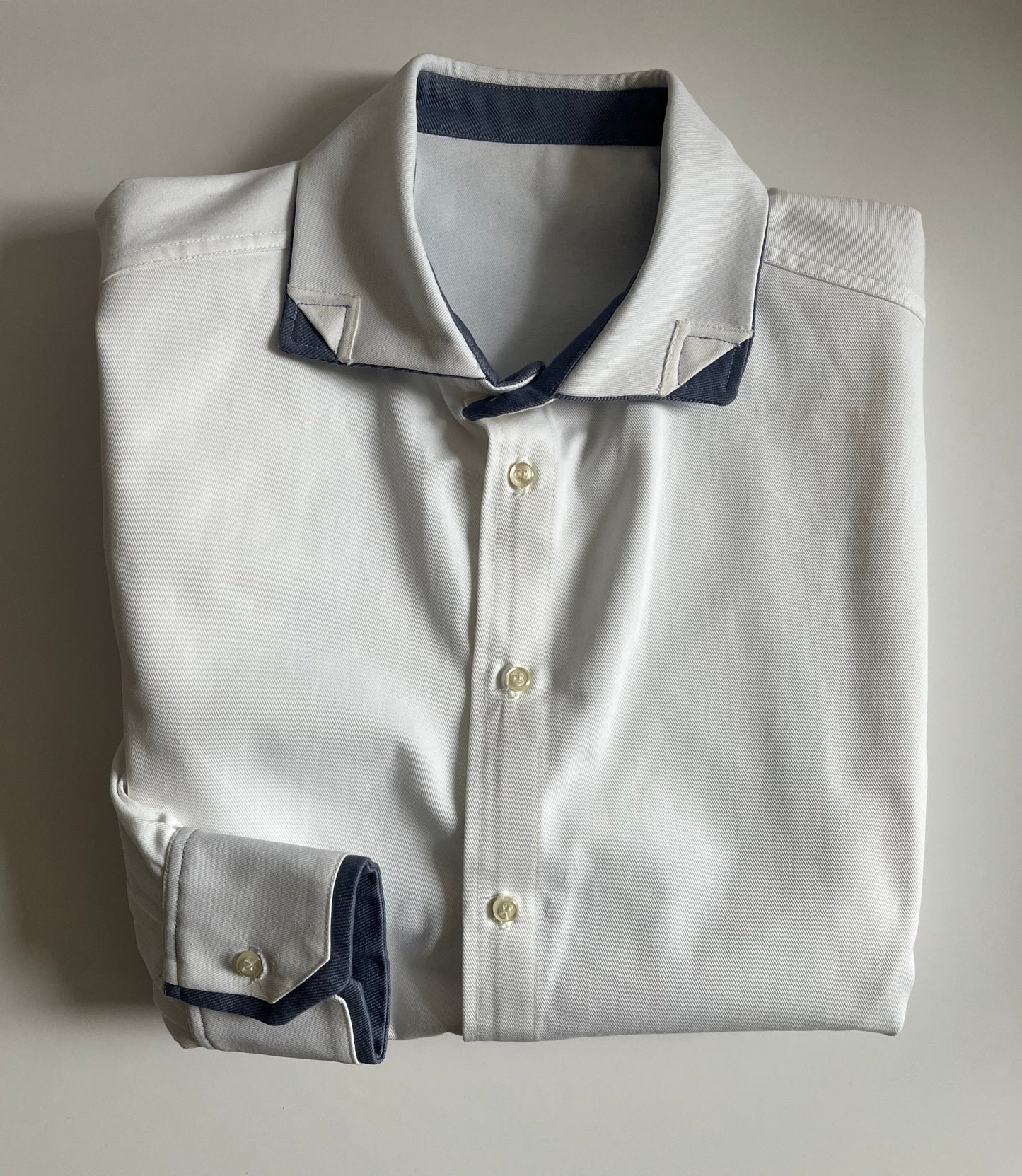 atypical attire shirt - menswear white shirt - luxury cotton twill shirt