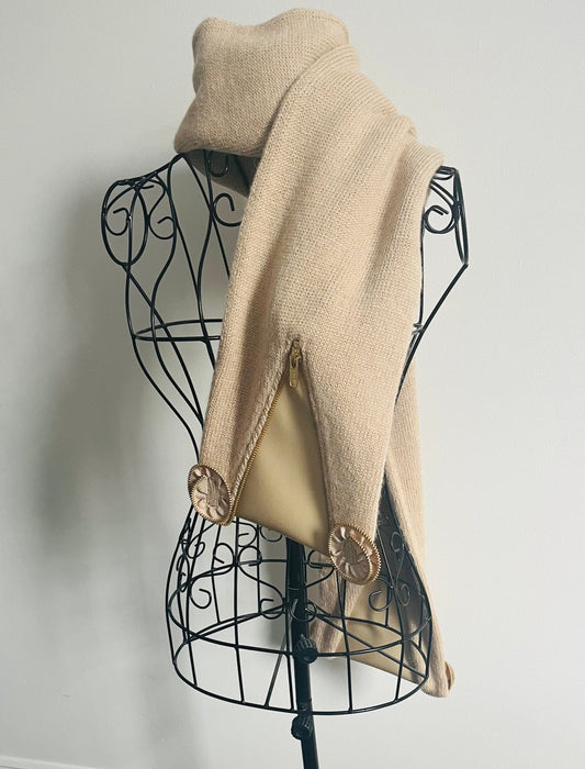 Swirl Scarf (Beige)